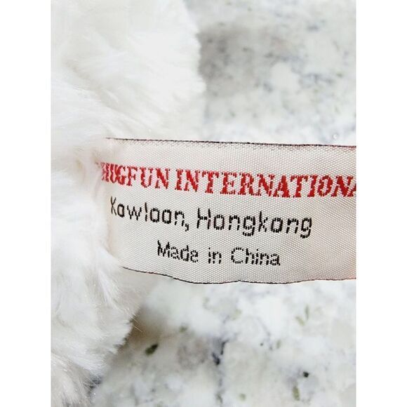 Hugfun International‎ White Snowflake Teddy Bear 17" Plush Blue Hat Scarf Toy - Picture 6 of 10